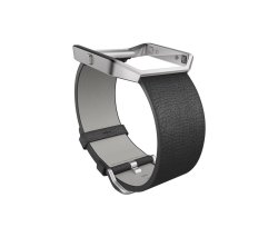 Fitbit Leather Accessory Band for Fitbit Blaze Large Activity Tracker in Black