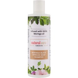 Natural Aura Moringa Black Soap Shampoo 250ML