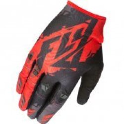 Fly Kinetic Blk rd Gloves M