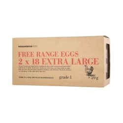 Free Range Extra Large Eggs 2 X 18 Pk