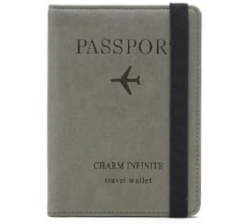 Infinite Travel Passport Holder With Rfid Protection Green