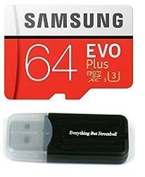 Samsung Galaxy S9 Memory Card 64GB Micro Sdxc Evo Plus Class 10 UHS-1 S9 Plus S9+ Cell Phone Smartphone With Everything But Stromboli Tm