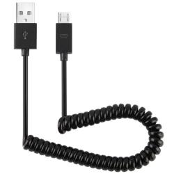Micro USB Data Sync Charger Coiled Cable For Samsung Galaxy S Iv I9500 I9300 N7100 Nokia Lu...