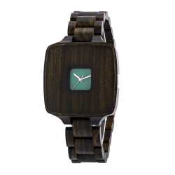 Abstract Ebony Wooden Watch For Women GT082-1