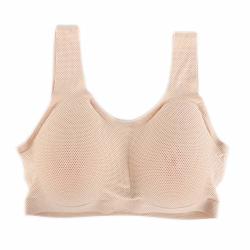 Zmasi Silicone Breast Form Pocket Bra Mastectomy Bras For Mastectomy Prosthesis Crossdresser Nude