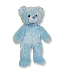 Long Message Recordable 15 Inch Blue Talking Teddy Bear With 30 Seconds Of Recording Time.