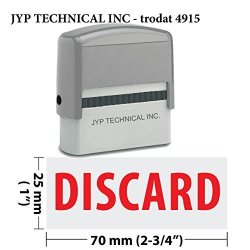 Extra Large Trodat 4915 Self Inking Rubber Stamp W. Discard