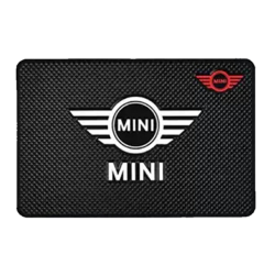 Oq Car Dashboard Silicone Mat With Car Logo - MINI