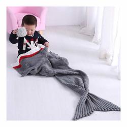 Rkrzlb Mermaid Blanket For Girls Sleeping Bags Snuggle-in Mermaid Blanket Tail Fancy Dress