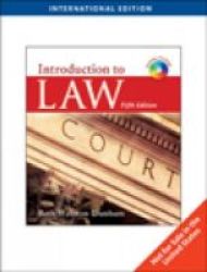 Introduction To Law Paperback International Ed Of 5th Revised Ed