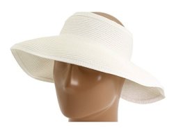 San Diego Hat Company Women's UBV002 Sun Hat Visor White One Size