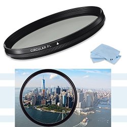 High Definition 58MM Cpl Circular Polarizing Filter With Multi-coating For Canon Ef 24MM F 2.8 Is Usm Lens Canon Ef 28MM F 1.8 Usm Lens Canon