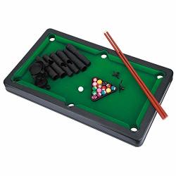 Zouminy MINI Billiard Ball Snooker Pool Table Top Game Entertainment Props Playing Toy For Child