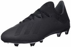 Adidas X 18.3 Firm Ground Mens Football Boots - BLACK-6.5