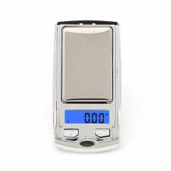 Digital Scale Gram Pocket Miya 200G 0.01G MINI Lcd Backlit Display Electronic Digital Pocket Scale Kitchen Digital Scale Jewelry Gold Weighting Scale Gram Balance Weight