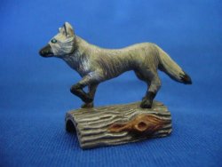 The Silver Fox - Pewter Animal Ornament