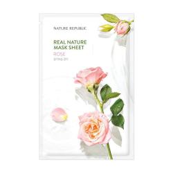 Real Nature Face Sheet With Rose Essential Oil