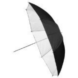 Fotodiox Premium Grade Studio Umbrella - 43 Inch Black And White Reflective With Neutral White Interior