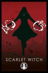 Marvel: Scarlet Witch Poster With Black Frame