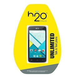 H2O Blu Star 4.5 No Contract Phone - Retail Packaging H2O Wireless