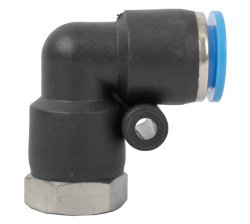 AirCraft - Pu Hose Fitting Elbow 8MM-1 8 F - 3 Pack