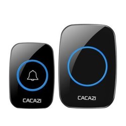 LED Cacazi Smart Doorbell Waterproof 300M Remote MINI Wireless Doo