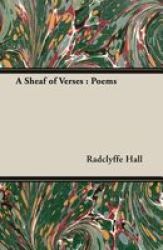 A Sheaf Of Verses - Poems Paperback
