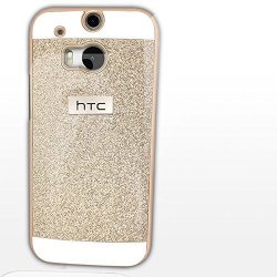Htc One M8 Case Silverback Glitter Hybrid Protective Hard Cover Cases For Htc One M8 -gold