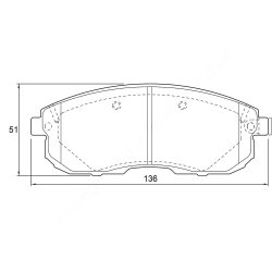 Kbc Brake Pads Front For Nissan - Spares Direct