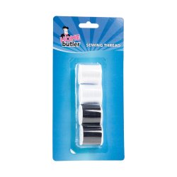 @home Sewing Thread Black And White 4PCS