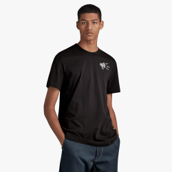 Men&apos S Megaphone Graphic Black T-Shirt