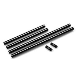 Smallrig 15MM Rods Pack With M12 Thread Rod Cap Connectors Aluminum Alloy Rods Combination For For Rig Mattebox Follow Focus 15MM Rod System - 1659