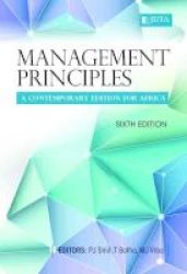 Management Principles - A Contemporary Edition For Africa Paperback 6th Edition
