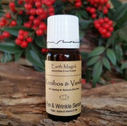 Natural Eye & Wrinkle Serum: Rooibos & Vanilla - Earth Magick 10ml