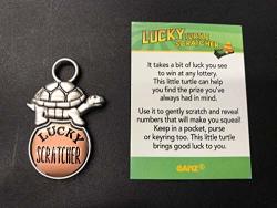Ganz Lucky Turtle Scratcher Charm For Lottery Scratch-off's