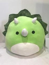 tristan the triceratops squishmallow 16 inch red