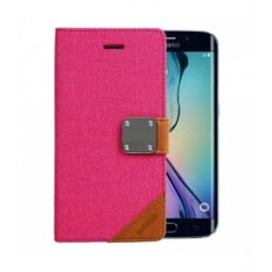 Astrum Mobile Case Matte Flip Cover Galaxy S6 Edge Pink