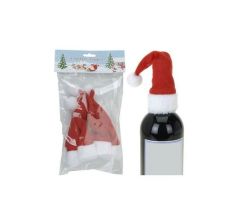 Christmas Santa Hat Stocking Wine Bottle Covers Set Of 4