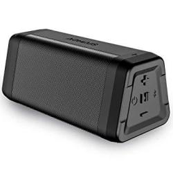 Aomais Real Sound Portable Bluetooth Speakers Loud Bass 20 Hours Playtime Bluetooth 4.2 100FT Range IPX4 Waterproof Durable Wireless Stereo Pairing Speakers For Home Outdoor Travel Black