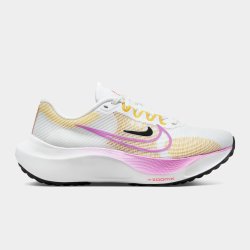 Nike Womens Zoom Fly 5 White rush Fuchsia Running Shoes