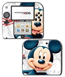 Mickey Mouse Carton Epic Kingdom Hearts 3D Video Game Vinyl Decal Skin Sticker Cover For Nintendo 2DS System Console Protector