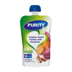 Purity Pouch Creamy Sweet Potato With Cinnamon 110ML From 6 Months