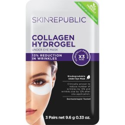 Skin Republic Collagen Hydrogel Under Eye Patch 3 X Pairs 9.6G