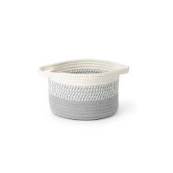 Grey Ombr Cotton Basket - 20CM L