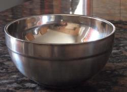 Stainless Steel Shaving Bowl Double Wall 12 Cm
