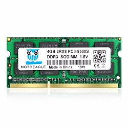 4GB PC3-8500 DDR3 1066 Mhz RAM Laptop Motoeagle 2RX8 PC3 DDR3 204PIN Sodimm Memory 1.5V CL7 Upgrade Chips