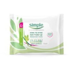 Simple Kind To Eyes Eye Make-up Remover Pads 30'S