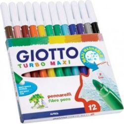 Giotto Turbo Maxi Felt Tip Pens
