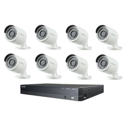 Samsung 2MP 8 Channel DVR & 8 Camera CCTV Kit with 2TB Hard Drive