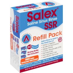 X Ssr Saline Sinus Rinse Refill Pack 60 X 1.6G